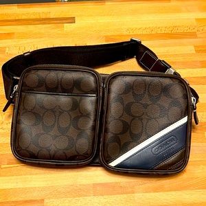 Authentic Coach leather waist bag